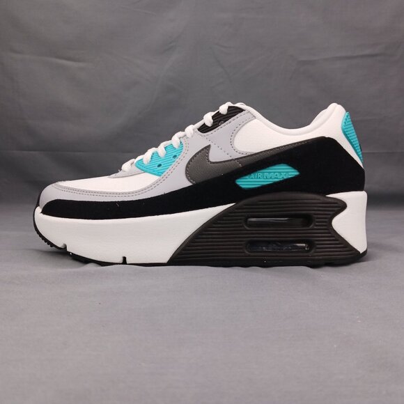 Nike Air Max 90 LV8 Women's Sneakers White Smoke Grey Shoes FD4328 103 Sizes 7-9 - Picture 6 of 7